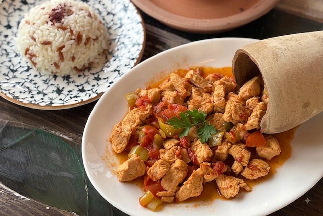 Tavuklu Testi Kebabı